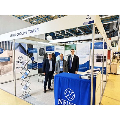 钮盈冷却塔俄罗斯制冷展2023首秀圆满成功